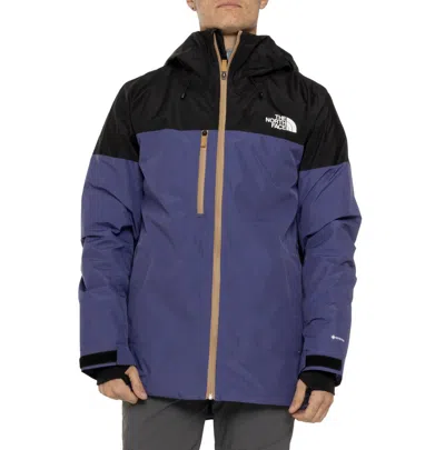 Pre-owned The North Face Men's Dawnstrike Gore-tex Ski Jacket In Cave Blue/tnf Black