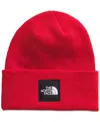 The North Face Men's Deep Fit Big Box Beanie In Tnf Red