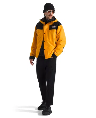 The North Face Dryvent Mono Nylon Windbreaker Jacket In Yellow