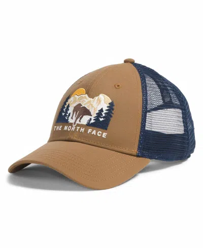 The North Face Men's Embroidered Mudder Trucker Hat In Utility Brown