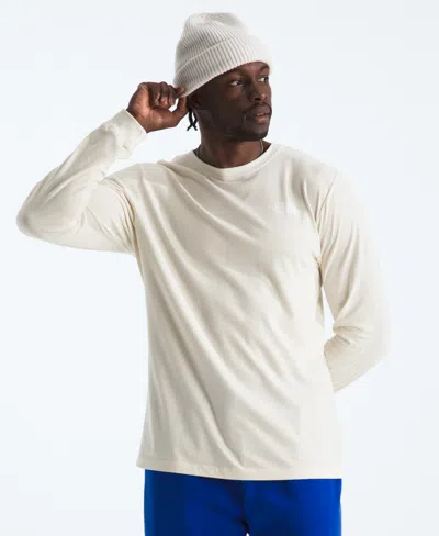 The North Face Men's Evolution Box Long Sleeve T-shirt In White