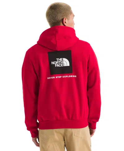 The North Face Men's Evolution Box Never Stop Exploring Hoodie In Red