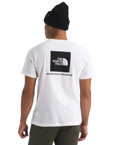 The North Face Men's Evolution Box Short Sleeve T-shirt In White