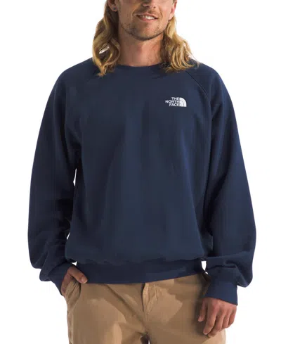The North Face Men's Evolution Crewneck Sweatshirt In Summit Nav