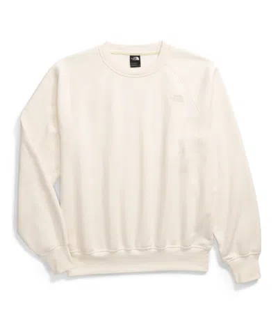 The North Face Men's Evolution Crewneck Sweatshirt In White Dune