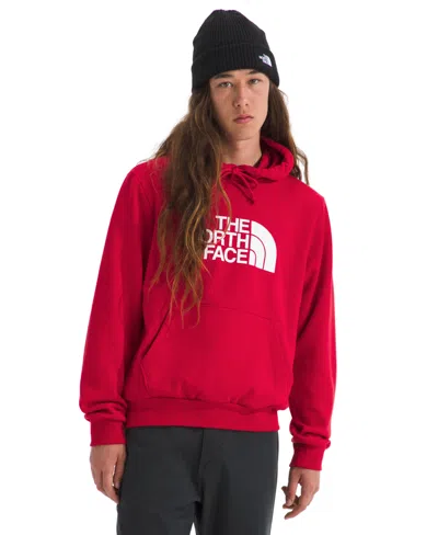 The North Face Men's Evolution Half Dome Full Zip Hoodie In Red