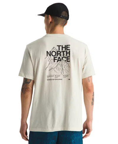 The North Face Men's Evolution Half Dome Short Sleeve Graphic T-shirt In White