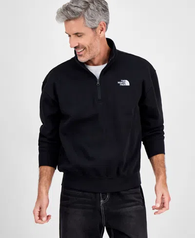 The North Face Men's Evolution Quarter-zip Sweatshirt In Black