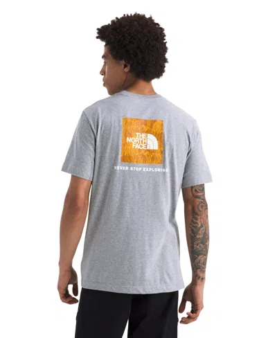 The North Face Men's Evolution Regenerative Ink Box Short Sleeve Graphic T-shirt In Gray