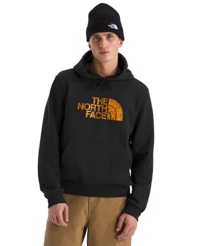 The North Face Men's Evolution Regenerative Ink Half Dome Hoodie In Black