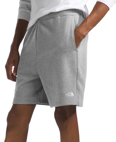 The North Face Men's Evolution Relaxed-fit 7" Shorts In Tnf Medium Grey Heather,tnf White