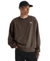 The North Face Men's Evolution Simple Dome Oversized Crew Sweatshirt In Brown