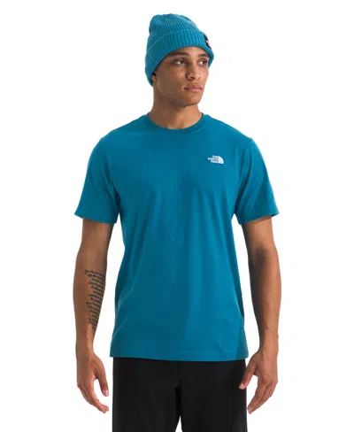 The North Face Men's Evolution Simple Dome Short Sleeve T-shirt In Blue