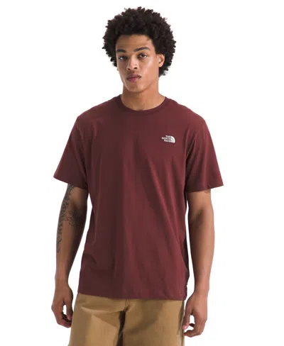 The North Face Men's Evolution Simple Dome Short Sleeve T-shirt In Brown