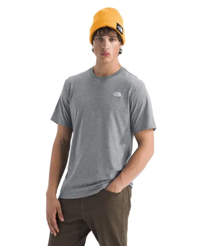 The North Face Men's Evolution Simple Dome Short Sleeve T-shirt In Gray