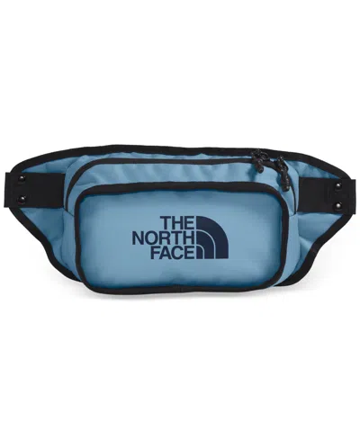 The North Face Men's Explore Water-repellent Logo Hip Pack In Steel Blue/ Tnf Black/ Navy