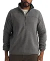 The North Face Men's Front Range Fleece Half Zip Pullover In Smoked Pearl Heather