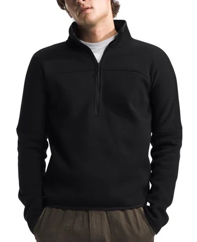 The North Face Men's Front Range Fleece Half Zip Pullover In Tnf Black Heather-npf