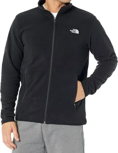 The North Face Men's Glacier Full Zip Jacket In Flare/tnf Black