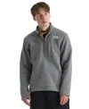 The North Face Men's Gordon Lyons Quarter Zip Jacket In Gray