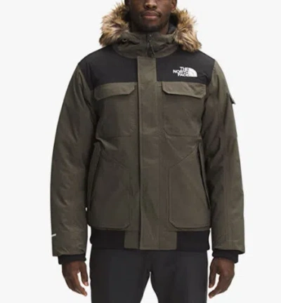 Pre-owned The North Face Men's Gotham Iii Jacket Down Coat Taupe Green Sz Xl