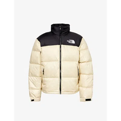 THE NORTH FACE THE NORTH FACE MEN'S GRAVEL 1996 RETRO NUPTSE BRAND-EMBROIDERED SHELL-DOWN JACKET