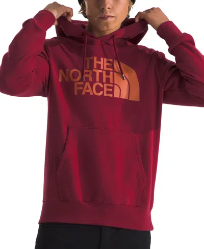 The North Face Men's Half Dome Logo Hoodie In Beetroot