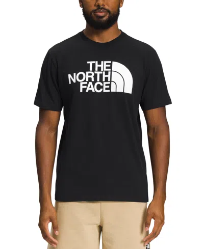 The North Face Men's Half-dome Logo T-shirt In Tnf Black,white