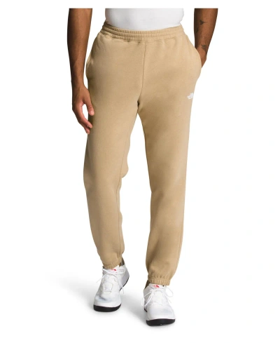 The North Face Men's Half Dome Sweatpants In Khaki Stone,tnf White