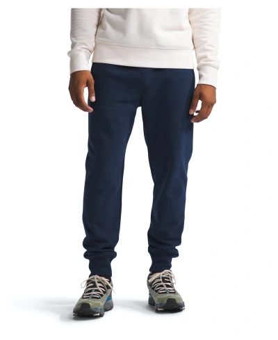 The North Face Men's Heritage-like Patch Jogger Pants In Summit Navy,tnf White