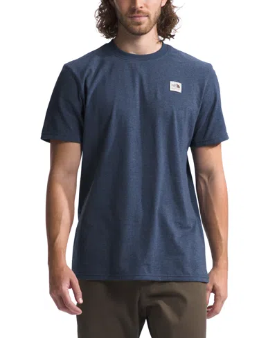 The North Face Heritage Patch T-shirt In Marine Blue