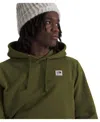 The North Face Heritage Patch Recycled Cotton Blend Hoodie In Forest Olive,heritage Patch