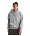 The North Face Heritage Patch Hoodie In Heather Grey In Tnf Medium Grey Heather,heritage Patch