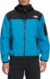 The North Face Men's Highrail Bomber Jacket In Acoustic Blue/black In Multi