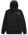 The North Face Men's Highrail Zip-and-snap Front Fleece Hooded Jacket In Tnf Black-npf