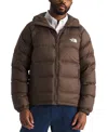 The North Face Hydrenalite 600 Fill Power Down Hooded Jacket In Smokey Brown