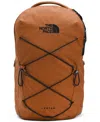 The North Face Jester 27l Backpack In Brown In Leather Brown,tnf Black