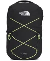 The North Face Men's Jester Backpack In Tnf Black Heather,led Yellow-npf