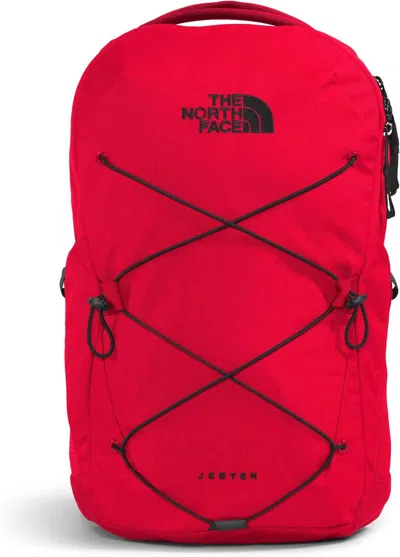 The North Face Men's Jester Everyday Laptop Backpack In Tnf Red/tnf Black