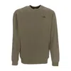 The North Face Men's Lightweight Crewneck Sweatshirt Heritage Dye Pack Logowear Crewneck New Taupe Green In New Taupe Green
