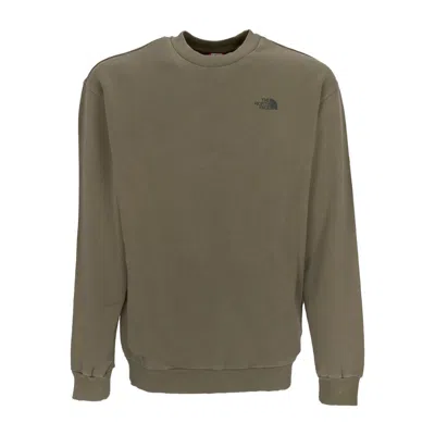 The North Face Men's Lightweight Crewneck Sweatshirt Heritage Dye Pack Logowear Crewneck New Taupe Green