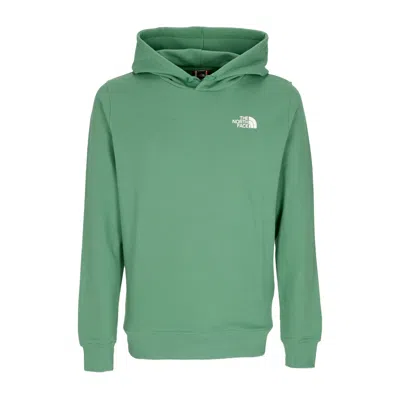 The North Face Men's Lightweight Hooded Sweatshirt Seasonal Drew Peak Pullover Light Deep Grass Green