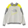The North Face Men's Lightweight Hooded Sweatshirt Xtreme Hoodie Grey/grey Heater/lemon In Gray
