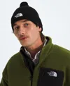 The North Face Men's Logo Box Pom Beanie In Black