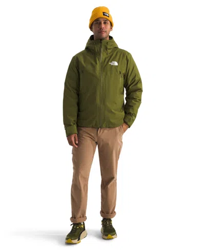 The North Face Men's Mountain Range Logo Down Jacket In Green