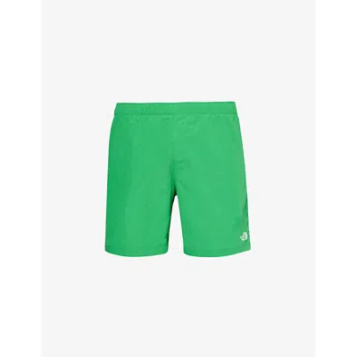 The North Face Mens Optic Emerald Water Branded-print Woven Shorts