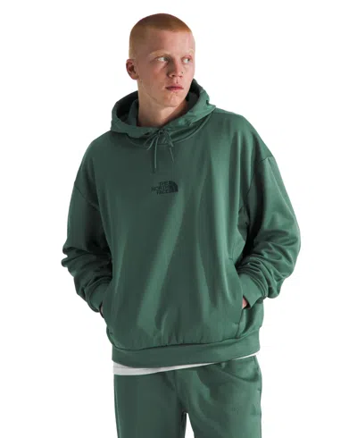 The North Face Men's Performance Fleece Pullover Hoodie In Duck Green