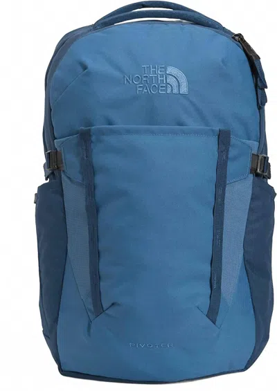 The North Face Men's Pivoter Logo Backpack In Federal Blue/shady Blue