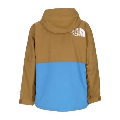 The North Face Men's Pull-on Windbreaker 78 Low-fi Hi-tek Windjammer Utility Brown/super Sonic Blue