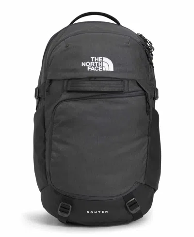 The North Face Men's Router Backpacks Messengers In Asphalt Gray Light Heather,black